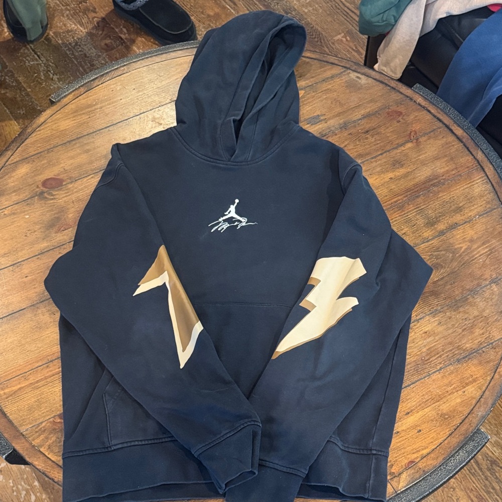 Jordan Black and Gold Hoodie